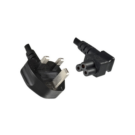 MicroConnect - Power cable - Type G to IEC 60320 C5 - 250 V - 2.5 A - 5 m - black - United Kingdom - 0