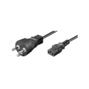 MicroConnect - Power cable - power to IEC 60320 C13 - 10 m - black - Denmark