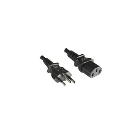 MicroConnect - Power cable - NBR 14136 (M) to IEC 60320 C13 - 2.1 m - black - Brazil - 0
