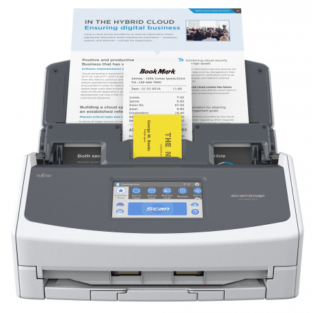 Fujitsu ScanSnap iX1600 - Document scanner - Dual CIS - Duplex - 279 x 432mm - 600 dpi x 600 dpi - up to 40 ppm (mono) / up to 40 ppm (colour) - ADF (50 sheets) - Wi-Fi(n), USB 3.2 Gen 1 - 2
