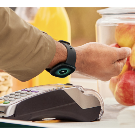 Fitbit Versa 4 - 40 mm - graphite - smart watch with band - black - band size: S / L - NFC, Bluetooth - 2