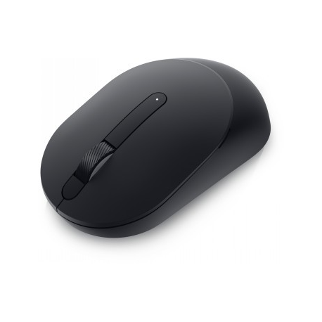 Dell MS300 - Mouse - full size - right and left-handed - optical LED - 3 buttons - wireless - 2.4 GHz - black - retail - box - with 3 years Next Business Day Advanced Exchange Service - 0