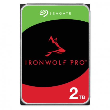 Seagate IronWolf Pro ST2000NT001 - Hard drive - 2 TB - internal - 3.5" - SATA 6Gb / s - 7200 rpm - buffer: 256 MB - with 3 years Seagate Rescue Data Recovery - 1