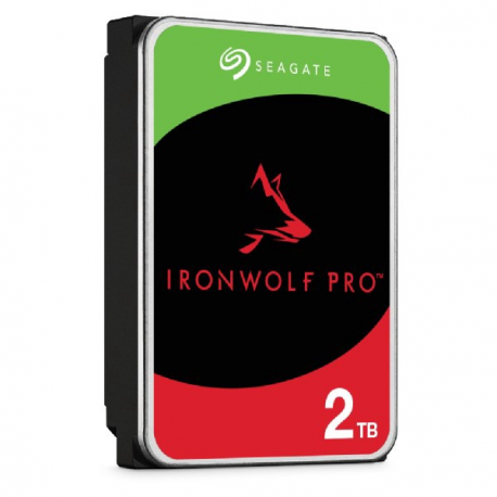 Seagate IronWolf Pro ST2000NT001 - Hard drive - 2 TB - internal - 3.5" - SATA 6Gb / s - 7200 rpm - buffer: 256 MB - with 3 years Seagate Rescue Data Recovery - 2