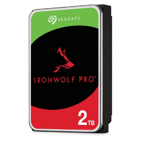 Seagate IronWolf Pro ST2000NT001 - Hard drive - 2 TB - internal - 3.5" - SATA 6Gb / s - 7200 rpm - buffer: 256 MB - with 3 years Seagate Rescue Data Recovery - 3