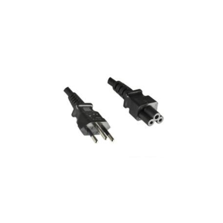 MicroConnect - Power cable - IEC 60320 C5 to NBR 14136 (M) - 1.8 m - black - Brazil - 0