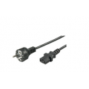 MicroConnect - Power cable - IEC 60320 to IEC 60320 - 1.8 m - black