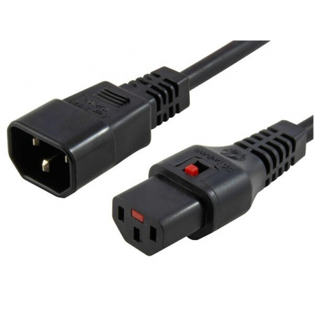 MicroConnect - Power cable - IEC 60320 C13 to IEC 60320 C14 - AC 250 V - 10 A - 1.5 m - black - 0