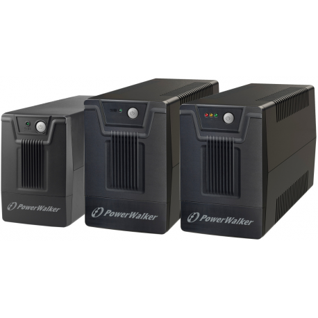 PowerWalker VI 500 R1U - UPS (rack-mountable) - AC 165-290 V - 300 Watt - 500 VA - 7 Ah - RS-232, USB - output connectors: 4 - 1U - 19" - 5