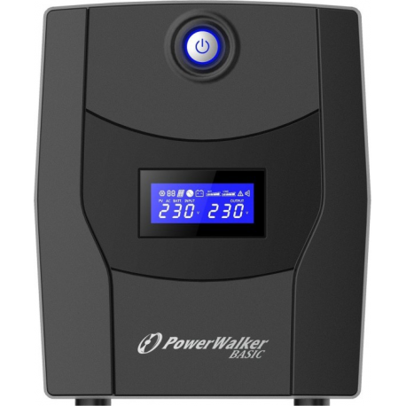 PowerWalker Basic VI 2200 STL - UPS - AC 162-290 V - 1320 Watt - 2200 VA - 9 Ah - USB - output connectors: 4 - 0