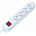 Bachmann SMART - Power strip - output connectors: 4 (CEE 7 / 7) - 1.5 m - white