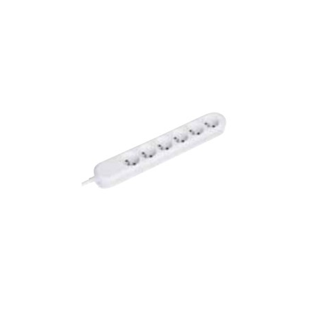 Bachmann SMART - Power strip - output connectors: 6 (CEE 7 / 17) - 1.5 m - Germany - white - 0