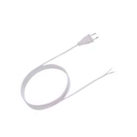 Bachmann - Power cable - Europlug to bare wire - AC 250 V - 2.5 A - 2 m - flat - white - 0