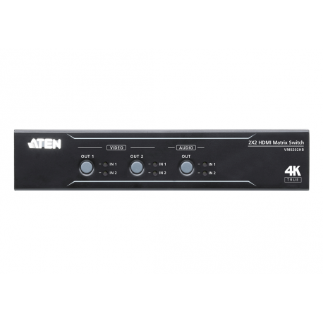 ATEN VM0202HB - Video / audio switch - desktop, rack-mountable - 2