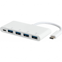 eSTUFF USB-C Charging hub - Hub - 4 x SuperSpeed USB 3.0 x USB-C - desktop