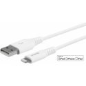 MicroConnect - Lightning cable - Lightning male to USB male - 50 cm - white - for Apple iPad / iPhone / iPod (Lightning)