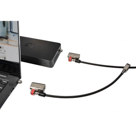 Kensington Clicksafe Keyed Twin Lock - Security cable lock set - 3