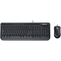 Microsoft Wired Desktop 600 - Keyboard and mouse set - USB - UK - black
