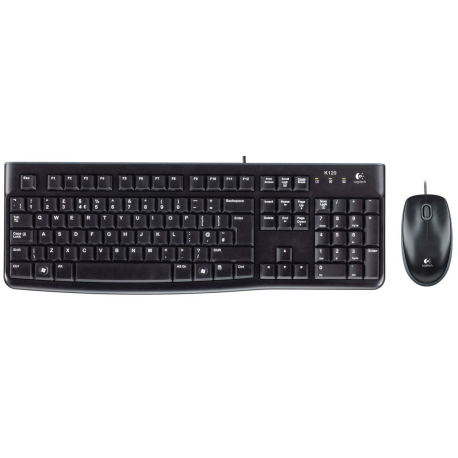 Logitech Desktop MK120 - Keyboard and mouse set - USB - German - 0
