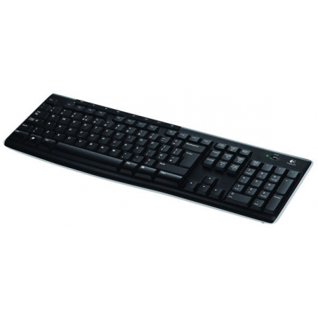 Logitech Wireless Keyboard K270 - Keyboard - wireless - 2.4 GHz - German - 2