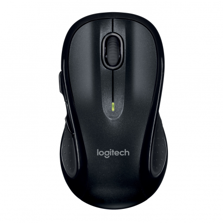 Logitech M510 - Mouse - right-handed - laser - 5 buttons - wireless - 2.4 GHz - USB wireless receiver - black - 1
