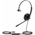 Yealink UH34 Mono Teams - Headset - on-ear - wired - USB - black - Certified for Microsoft Teams
