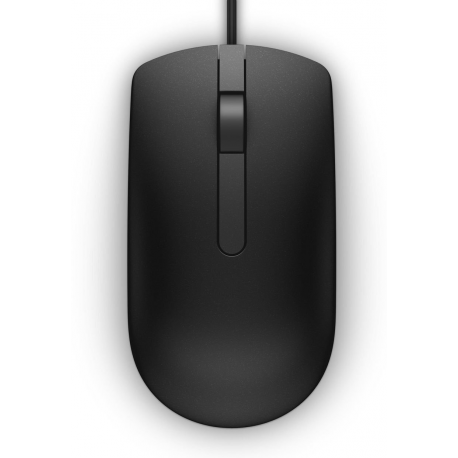Dell MS116 - Mouse - optical - 2 buttons - wired - USB - black - for Chromebook 11 3180, 13 3380; Latitude 34XX, 5285 2-in-1; Precision 35XX, 55XX, 75XX, 77XX - 0