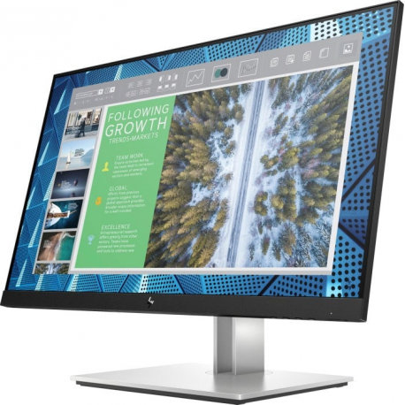 HP E24q G4 - E-Series - LED monitor - 24" (23.8" viewable) - 2560 x 1440 QHD @ 60 Hz - IPS - 250 cd / m² - 1000:1 - 5 ms - HDMI, VGA, DisplayPort - black - promo - for P / N: 5P6P8EA#ABU - 1