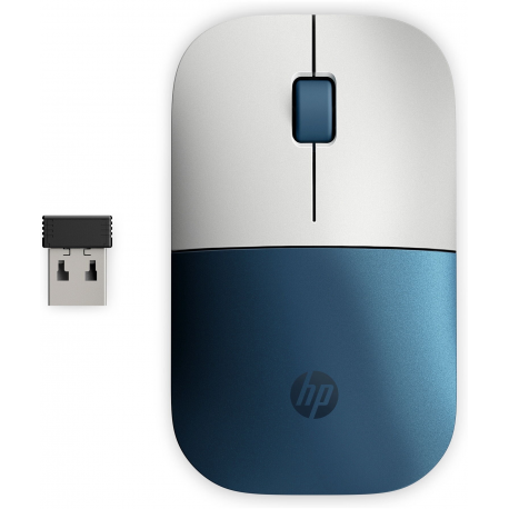 HP Z3700 - Mouse - wireless - 2.4 GHz - USB wireless receiver - forest teal - 1