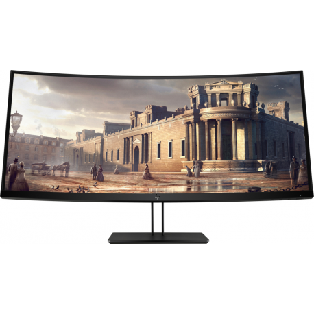 HP Z38c - LED monitor - curved - 37.5" - 3840 x 1600 UWQHD+ @ 60 Hz - IPS - 300 cd / m² - 1000:1 - 5 ms - HDMI, DisplayPort, USB-C - black - for HP t240, t640; EliteBook 745 G5, 830 G5, 840 G5; ZBook Studio G4 - 0