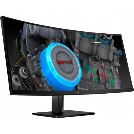 HP Z38c - LED monitor - curved - 37.5" - 3840 x 1600 UWQHD+ @ 60 Hz - IPS - 300 cd / m² - 1000:1 - 5 ms - HDMI, DisplayPort, USB-C - black - for HP t240, t640; EliteBook 745 G5, 830 G5, 840 G5; ZBook Studio G4 - 2