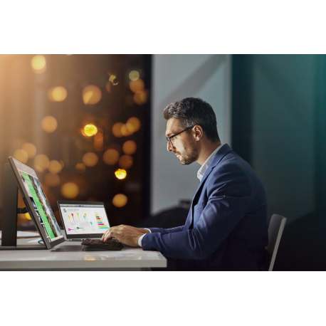 HP Z38c - LED monitor - curved - 37.5" - 3840 x 1600 UWQHD+ @ 60 Hz - IPS - 300 cd / m² - 1000:1 - 5 ms - HDMI, DisplayPort, USB-C - black - for HP t240, t640; EliteBook 745 G5, 830 G5, 840 G5; ZBook Studio G4 - 8