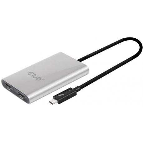 Club 3D SenseVision - External video adapter - Thunderbolt 3 - 2 x HDMI - 2