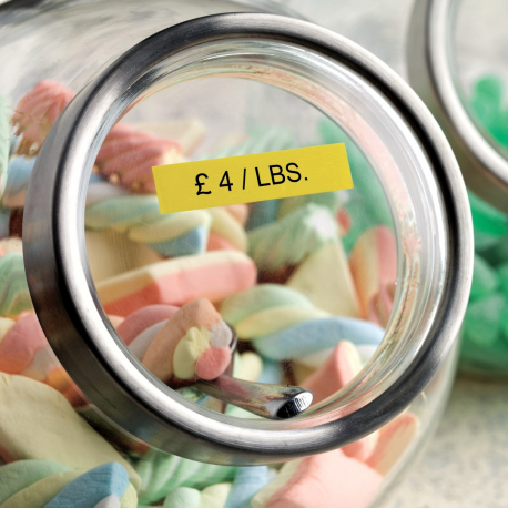 DYMO D1 - Self-adhesive - black on yellow - Roll (1.2 cm x 7 m) 1 cassette(s) label tape - for LabelMANAGER 100, 160, 210, 220, 260, 280, 300, 360, 420, Wireless PnP; LabelPOINT 250 - 2