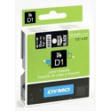 DYMO D1 - Self-adhesive - white on black - Roll (1.2 cm x 7 m) 1 cassette(s) label tape - for LabelMANAGER 100, 160, 210, 220, 260, 280, 300, 360, 420, Wireless PnP; LabelPOINT 250