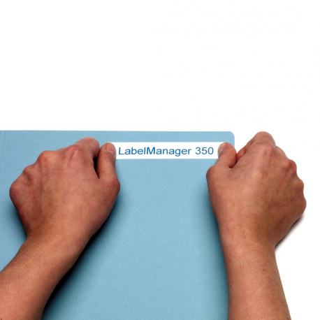 DYMO D1 - Self-adhesive - blue on white - Roll (1.9cm x 7m) 1 cassette(s) label tape - for LabelMANAGER 360, 400, 420, 450, 500, PC, PC2, Wireless PnP; LabelPOINT 300, 350 - 2