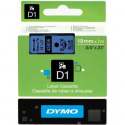 DYMO D1 - Self-adhesive - black on blue - Roll (1.9cm x 7m) 1 cassette(s) label tape - for LabelMANAGER 360, 400, 420, 450, 500, PC, PC2, Wireless PnP; LabelPOINT 300, 350