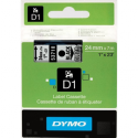 DYMO D1 - Self-adhesive - black on transparent - Roll (2.4 cm x 7 m) 1 cassette(s) label tape - for LabelMANAGER 360, 400, 420, 450, 500, PC, PC2, Wireless PnP; LabelPOINT 300, 350