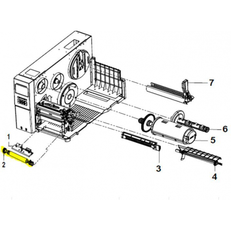 TSC - Platen roller assembly - 0