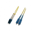 MicroConnect - Network cable - LC / UPC single-mode (M) to SC / UPC single-mode (M) - 4 m - fibre optic - 9  /  125 micron - OS2 - halogen-free - yellow