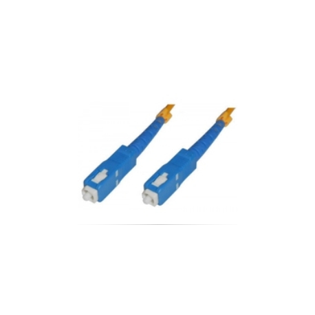 MicroConnect - Network cable - SC / UPC single-mode (M) to SC / UPC single-mode (M) - 20 m - fibre optic - 9 / 125 micron - halogen-free - yellow - 0