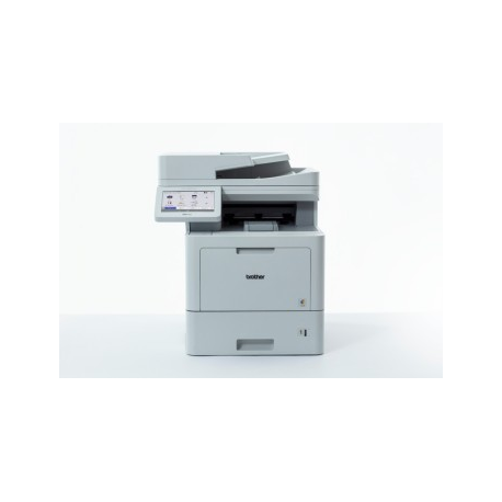 Brother MFC-L9630CDN - Multifunction printer - colour - laser - A4/Legal (media) - up to 40 ppm (copying) - up to 40 ppm (printing) - 620 sheets - 33.6 Kbps - USB 2.0, Gigabit LAN, USB host, NFC - 0