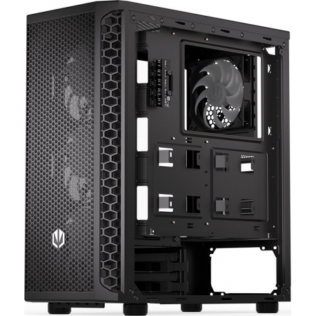 Endorfy Signum 300 ARGB - Mid tower - ATX - windowed side panel (tempered glass) - no power supply (ATX) - black - USB / Audio - 4