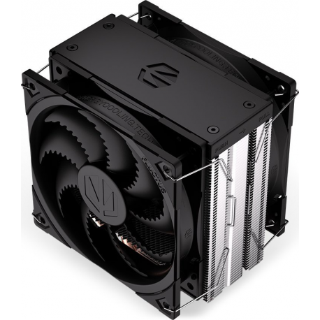 Endorfy Fera 5 Dual Fan - Processor cooler - (for: LGA775, AM2+, LGA1366, AM3+, FM1, FM2+, LGA2011-3, LGA2011 (Square ILM), AM4, LGA2066, LGA1200, LGA1700, AM5, LGA115x Socket) - 120 mm - black - 4
