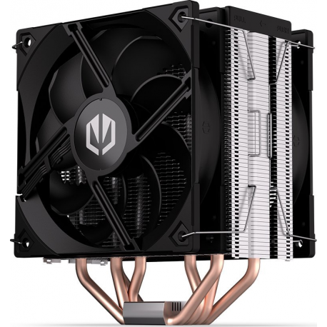 Endorfy Fera 5 Dual Fan - Processor cooler - (for: LGA775, AM2+, LGA1366, AM3+, FM1, FM2+, LGA2011-3, LGA2011 (Square ILM), AM4, LGA2066, LGA1200, LGA1700, AM5, LGA115x Socket) - 120 mm - black - 7