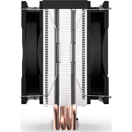 Endorfy Fera 5 Dual Fan - Processor cooler - (for: LGA775, AM2+, LGA1366, AM3+, FM1, FM2+, LGA2011-3, LGA2011 (Square ILM), AM4, LGA2066, LGA1200, LGA1700, AM5, LGA115x Socket) - 120 mm - black - 8