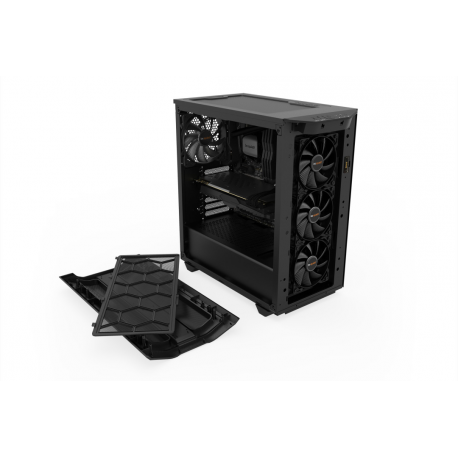 be quiet! Pure Base 500DX - Tower - ATX - windowed side panel (tempered glass) - no power supply (ATX / PS/2) - black - USB/Audio - 6