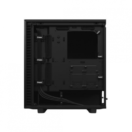 Fractal Design Define 7 Compact - Tower - ATX - no power supply (ATX) - black solid - USB/Audio - 24