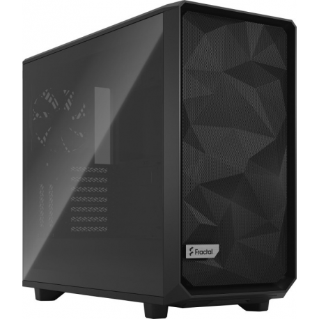Fractal Design Meshify 2 - Tower - extended ATX - windowed side panel (tempered glass) - no power supply (ATX) - black - USB/Audio - 0