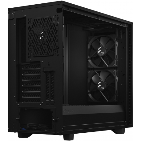 Fractal Design Define 7 - Tempered Glass Edition - tower - extended ATX - windowed side panel (tempered glass) - no power supply (ATX) - black - USB/Audio - 9